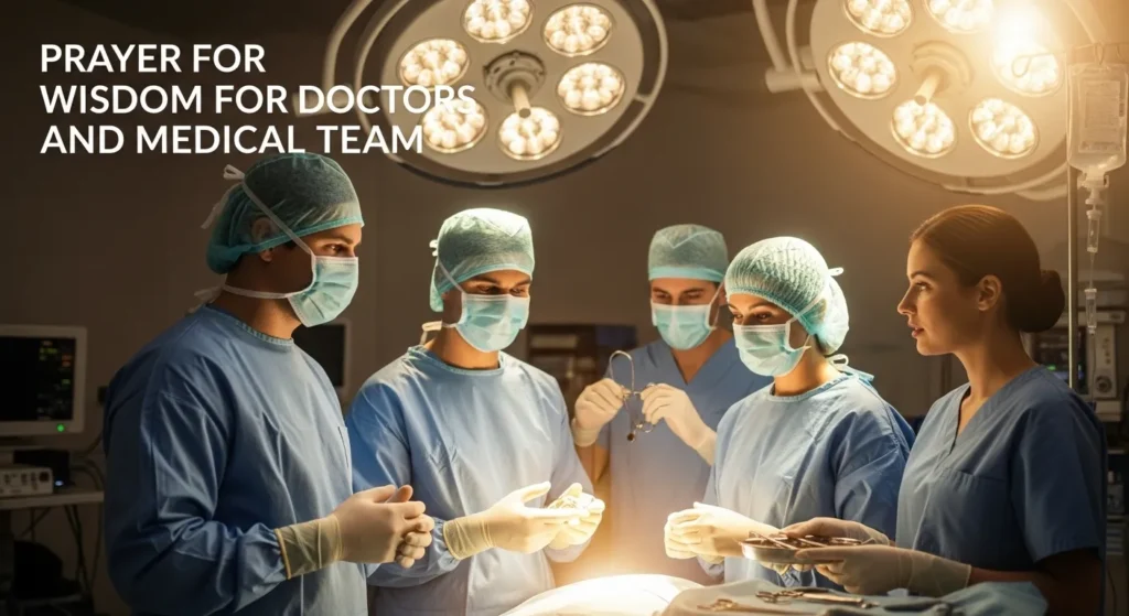 Prayer for Wisdom for Doctors and Medical Team