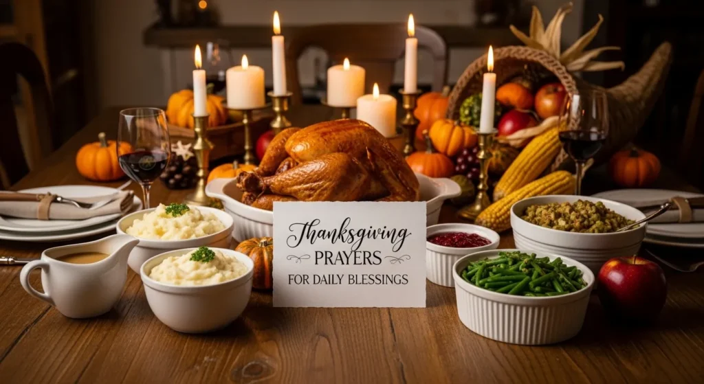 Thanksgiving Prayers for Daily Blessings