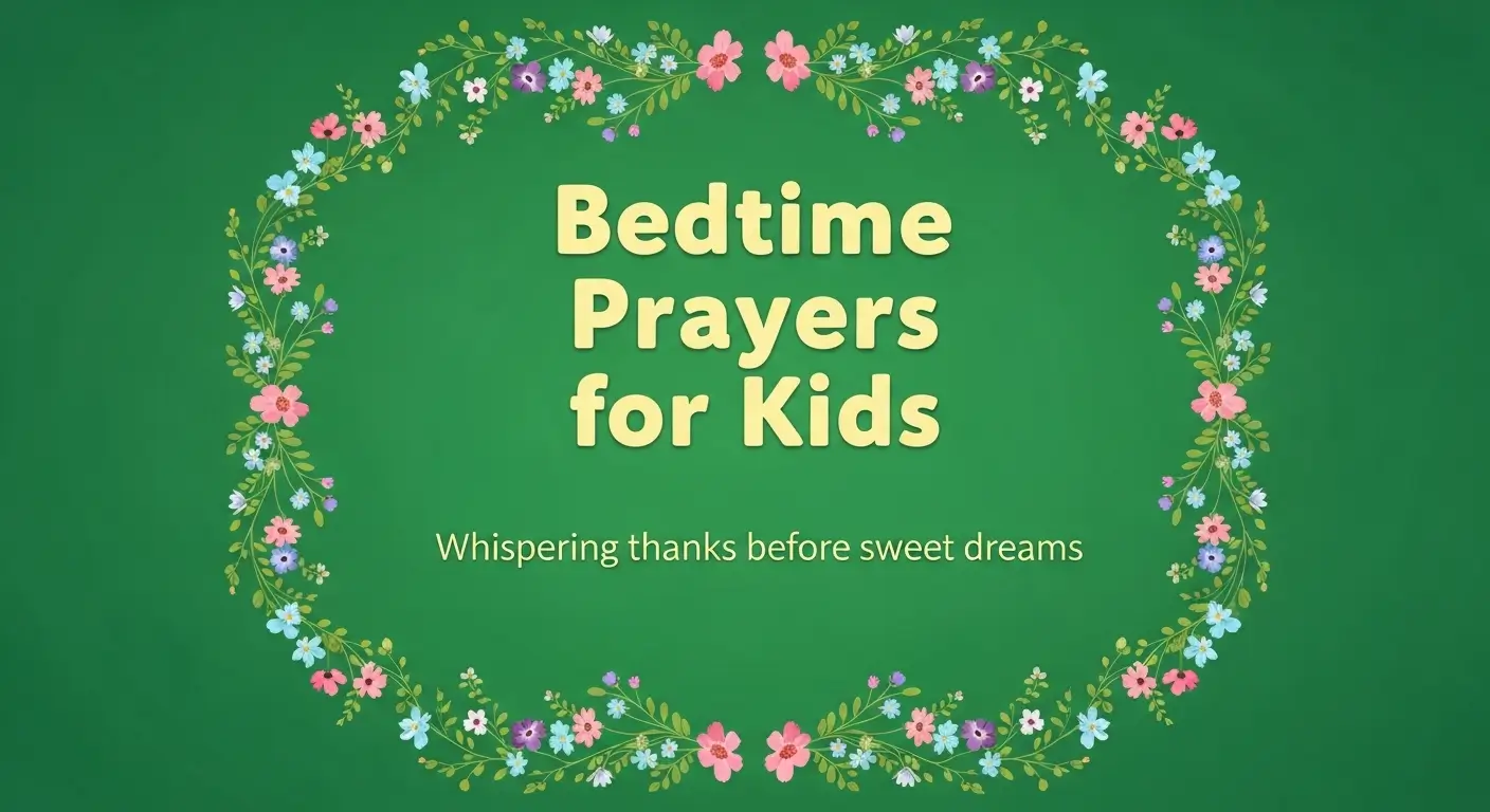 Bedtime Prayers for Kids