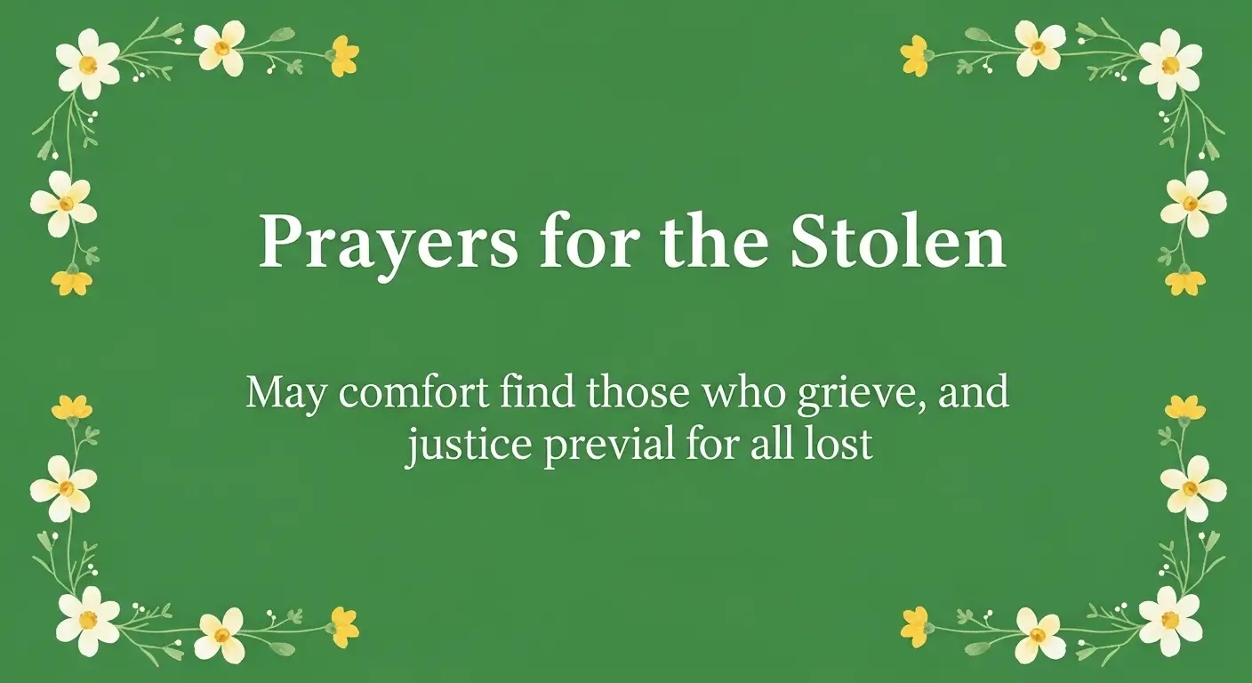Prayers for the Stolen