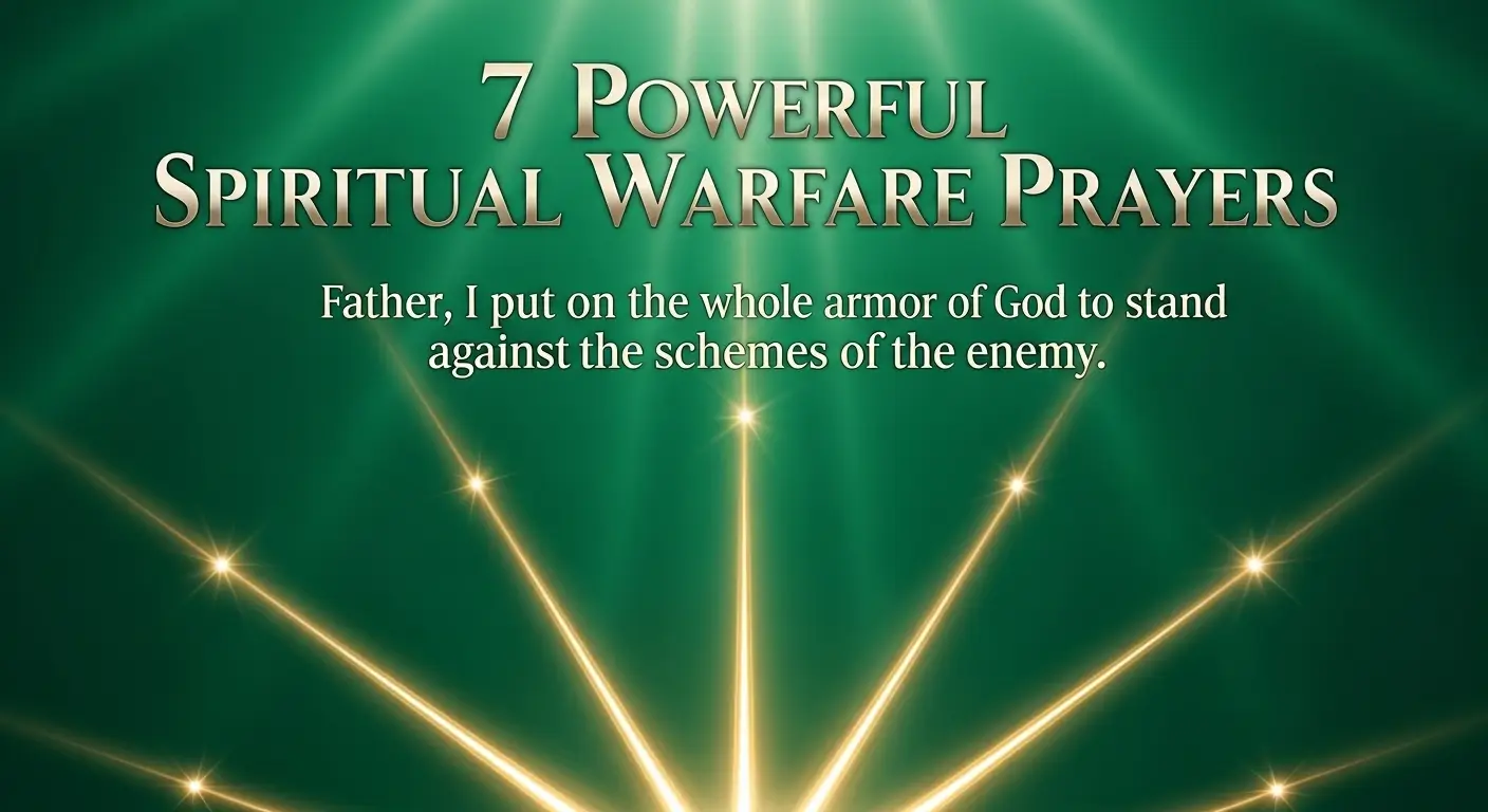 7 Powerful Spiritual Warfare Prayers