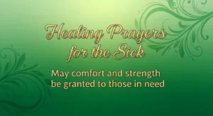Healing Prayers for the Sick