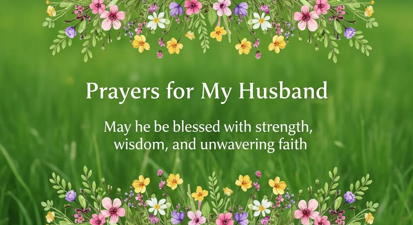 Prayers for My Husband
