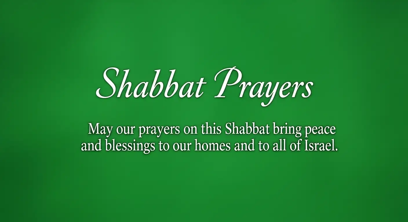 Shabbat Prayers