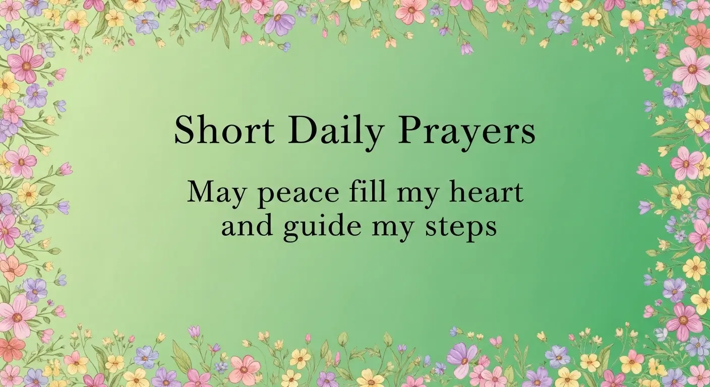 Short Daily Prayers