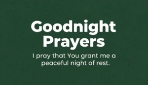Goodnight Prayers