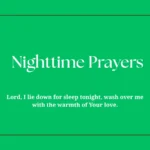 Nighttime Prayers