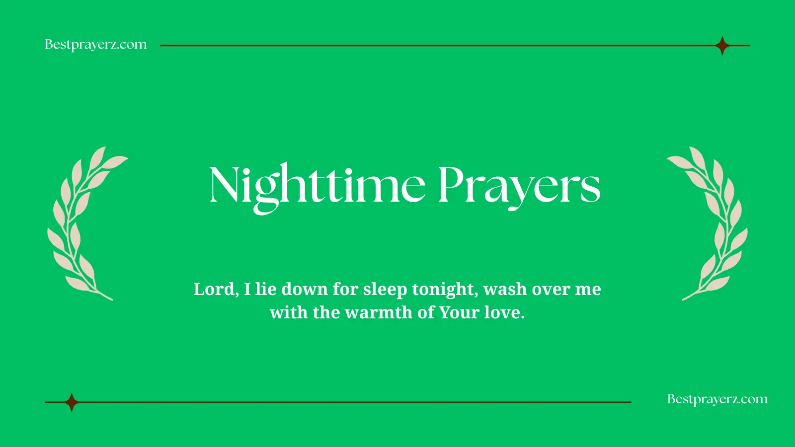 Nighttime Prayers