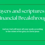 Prayers and Scriptures for Financial Breakthrough