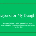 Prayers for My Daughter
