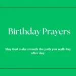 Birthday Prayers