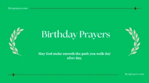 Birthday Prayers